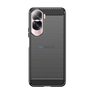 Carbon Case szilikon tok Honor 90 Lite - fekete