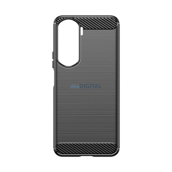 Carbon Case szilikon tok Honor 90 Lite - fekete