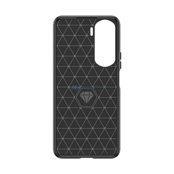 Carbon Case szilikon tok Honor 90 Lite - fekete