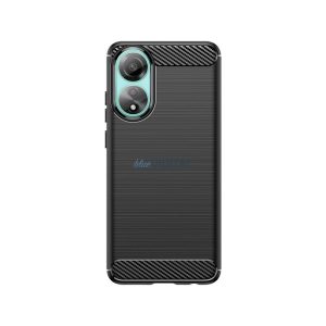 Carbon Case szilikon tok Oppo A78 4G - fekete