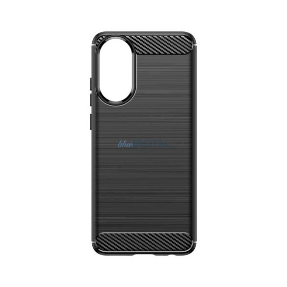 Carbon Case szilikon tok Oppo A78 4G - fekete