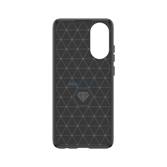 Carbon Case szilikon tok Oppo A78 4G - fekete