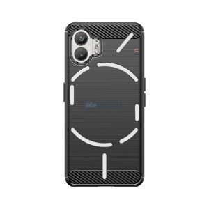 Carbon Case szilikon tok Nothing Phone 2 - fekete