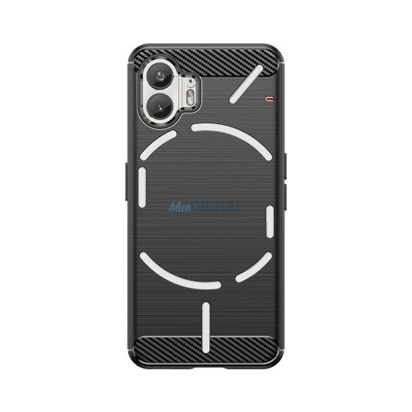Carbon Case szilikon tok Nothing Phone 2 - fekete