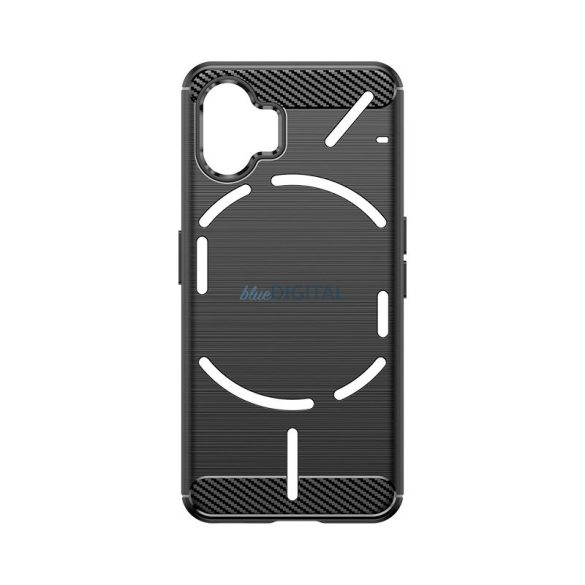 Carbon Case szilikon tok Nothing Phone 2 - fekete