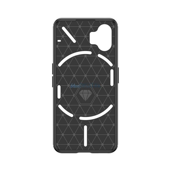 Carbon Case szilikon tok Nothing Phone 2 - fekete