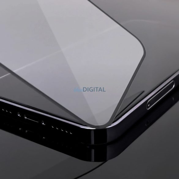 Tartós Wozinsky Full Glue Full Screen edzett üvegkeret Xiaomi Redmi 12 - Fekete