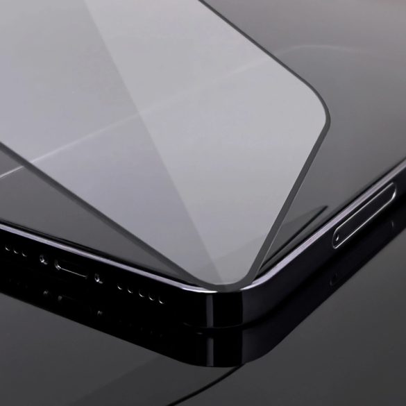 Tartós Wozinsky Full Glue edzett üveg Motorola G73 teljes képernyőkeret - Fekete