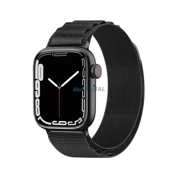 Szíj Alpine acél csat Apple Watch 38/40/41 mm - fekete