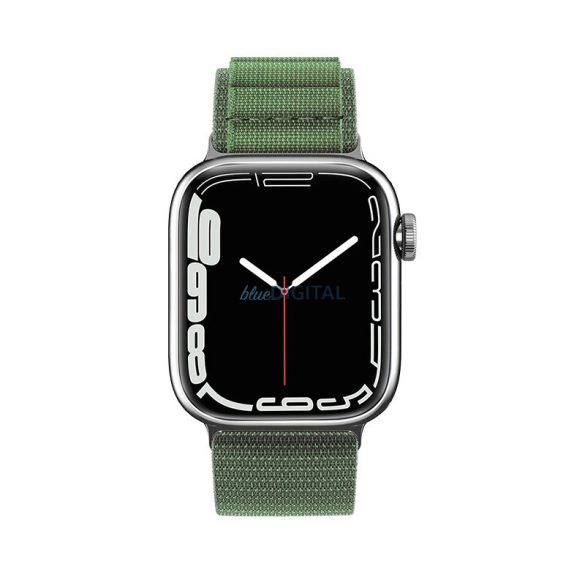 Szíj Alpine acél csat Apple Watch 38/40/41 mm - zöld