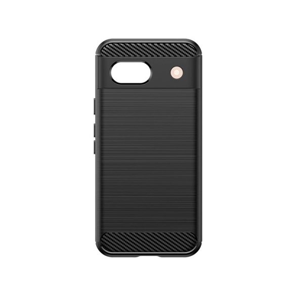 Etui Carbon Case Google Pixel 8A Rugalmas szilikon tok - fekete