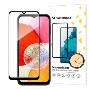 Wozinsky Full Glue edzett üveg fekete keret Samsung Galaxy A15 / A15 5G