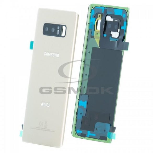 Akumulátor fedél SAMSUNG N950 Galaxy Note 8 DuoS GOLD GH82-14985D Eredeti szervízcsomag