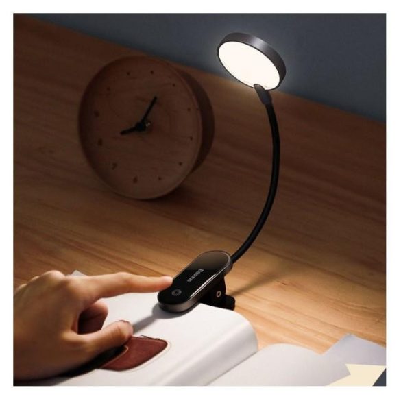 Comfort Reading Baseus Mini Clip Lamp DGAD-0G 350MAH fekete