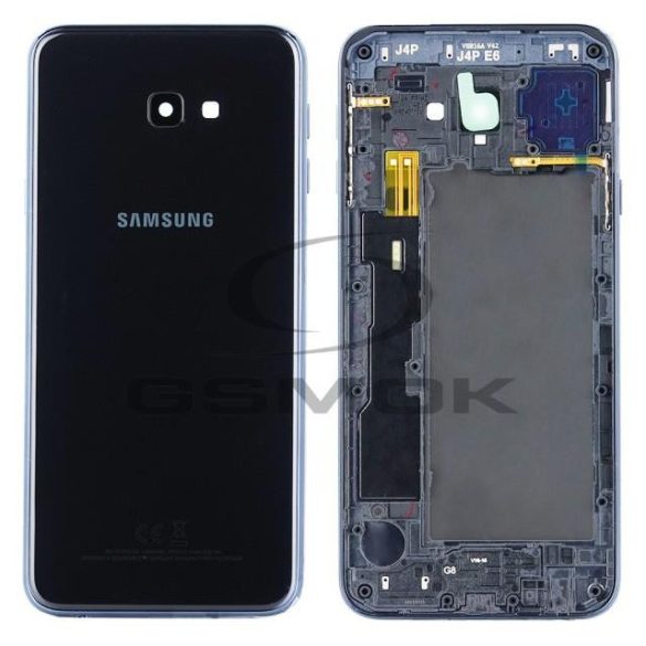 Akumulátor fedél SAMSUNG J415 GALAXY J4 PLUS 2018 DuoS fekete GH82-18273A GH82-18155A Eredeti szervízcsomag