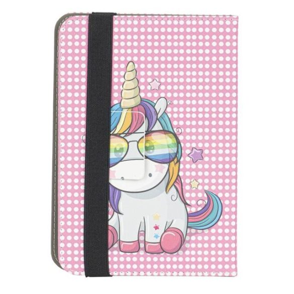 UNIVERZÁLIS TABLET tok 9-10 INCH RAINBOW UNICORN telefontok