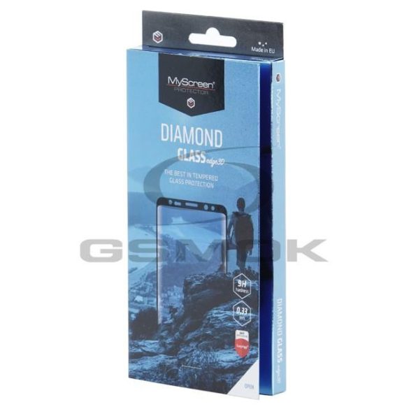 SAMSUNG G998 GALAXY S21 ULTRA - MyScreen DIAMOND edzett üveg tempered glass EDGE 3D fekete üvegfólia