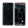 Akkumulátor ház Huawei P10 plusz fekete Kameralencse 02351Fry 02351EUH Eredeti szervizcsomag