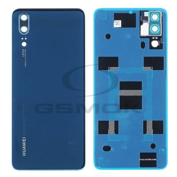 Akumulátor fedél HUAWEI P20 Kék 02351WKU 02351WKT Eredeti szervízcsomag