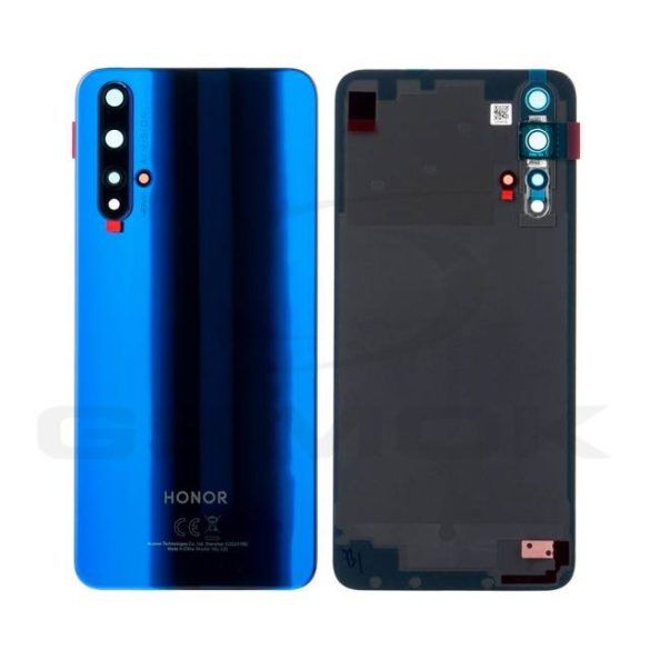  "Akumulátor Fedél Huawei Honor 20 Kék Kamera Lencsével 02352Txl Eredeti Szervizcsomag"