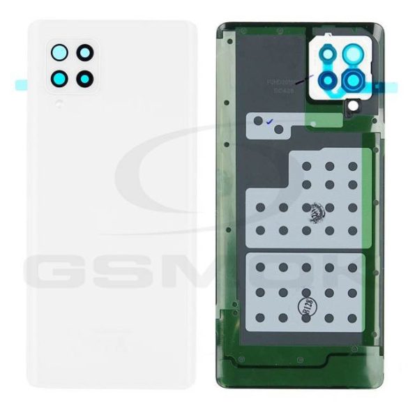 Akumulátor Fedél Samsung A426 Galaxy A42 5G Fehér Gh82-24378B Eredeti Szervizcsomag