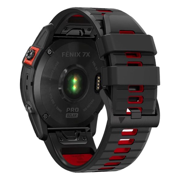 Tech-Protect IconBand Pro csereszíj Garmin Fenix ​​3 / 5X / 3HR / 5X Plus / 6X / 6X Pro / 7X - fekete-piros