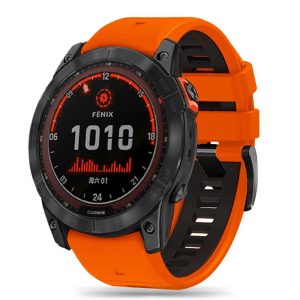 Tech-Protect IconBand Pro csereszíj Garmin Fenix ​​3 / 5X / 3HR / 5X Plus / 6X / 6X Pro / 7X - narancs-fekete