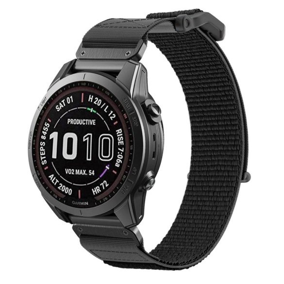 Tech-Protect Scout csereszíj Garmin Fenix ​​3 / 5X / 3HR / 5X Plus / 6X / 6X Pro / 7X - fekete