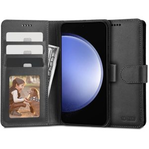 Tech-Protect Wallet tok Samsung Galaxy S23 FE - fekete