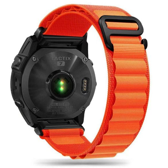 Tech-Protect Nylon Pro csereszíj Garmin Fenix 5 / Garmin Fenix 6 / Garmin Fenix 6 Pro / Garmin Fenix 7 - narancs