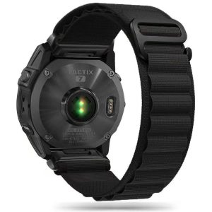 Tech-Protect Nylon Pro csereszíj Garmin Fenix 5 / Garmin Fenix 6 / Garmin Fenix 6 Pro / Garmin Fenix 7 - fekete