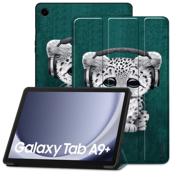 Tech-Protect SmartCase tok Samsung Galaxy Tab A9 Plus 11'' - kék cicás