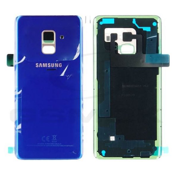 Akumulátor Fedél Samsung A530 Galaxy A8 2018 Kék Gh82-15551D Eredeti Szervizcsomag