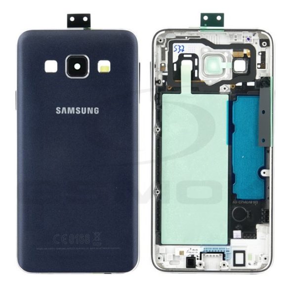 Akkumulátor ház Samsung A300 Galaxy A3 fekete GH96-08196B Eredeti szervizcsomag