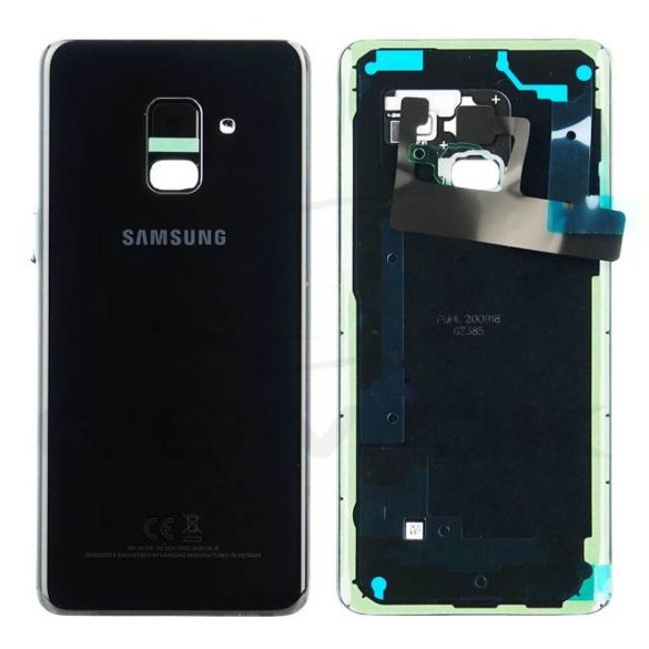 Akumulátor Fedél Samsung A530 Galaxy A8 2018 Fekete Gh82-15551A Eredeti Szervizcsomag