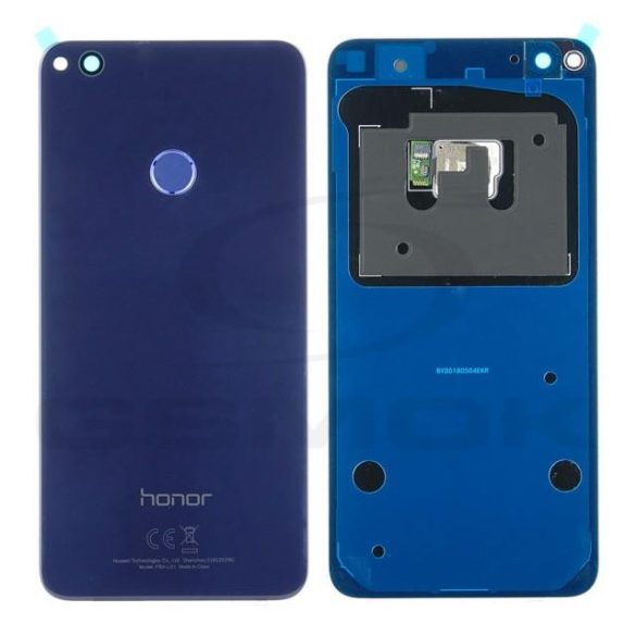 Akumulátor fedél HUAWEI Honor 8 LITE Kék objektívvel fényképezőgép és az ujjlenyomat olvasó 02351ERD Eredeti szervízcsomag