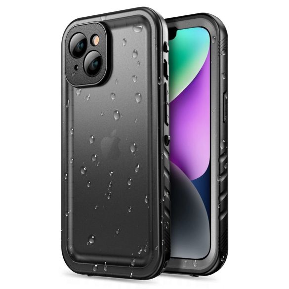 Tech-Protect ShellBox vízálló tok IP68 iPhone 14 - fekete