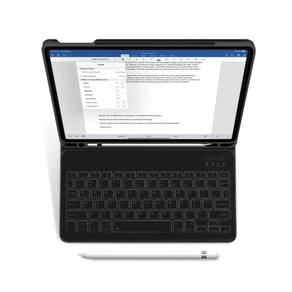 Tech-Protect SC Pen + Keyboard tok iPad 10.9" 2022 (10 gen.) - fekete