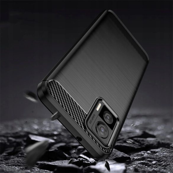 Tech-Protect TPUCarbon tok Motorola Edge 30 Neo - fekete