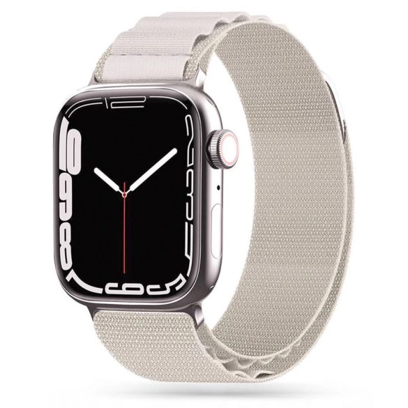 Tech-Protect Nylon Pro csereszíj Apple Watch 4 / 5 / 6 / 7 / 8 / 9 / SE / Ultra 1 / 2 (42/44/45/49 mm) - bézs