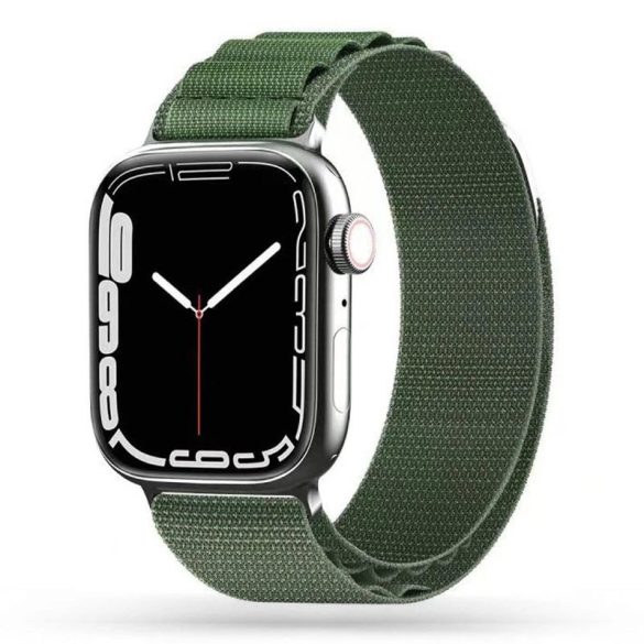 Tech-Protect Nylon Pro csereszíj Apple Watch 4/5/6/7/8/9/SE/Ultra 1/2 (42/44/45/49 mm) - sötétzöld