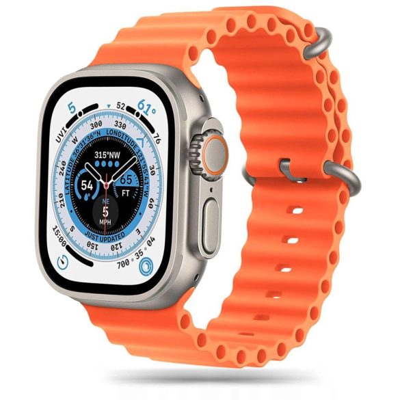 Tech-Protect IconBand Pro csereszíj Apple Watch 4 / 5 / 6 / 7 / 8 / 9 / SE / Ultra 1 / 2 (42/44/45/49 mm) - narancs