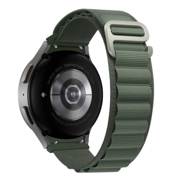 Tech-Protect Nylon Pro csereszíj Samsung Galaxy Watch 4/5/5 Pro/6/7/FE - sötétzöld