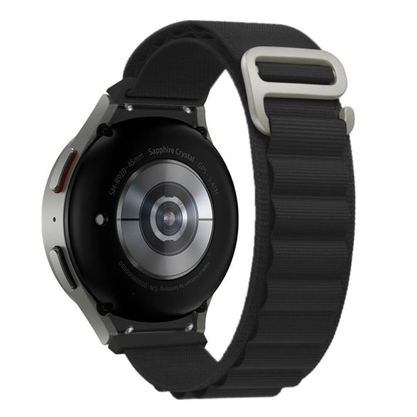 Tech-Protect Nylon Pro csereszíj Samsung Galaxy Watch 4/5/5 Pro/6/7/FE - fekete