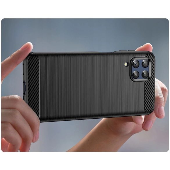 Tech-Protect TPUCarbon tok Samsung Galaxy M33 5G - fekete