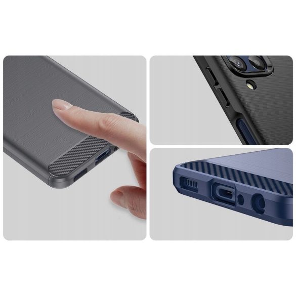 Tech-Protect TPUCarbon tok Samsung Galaxy M33 5G - fekete