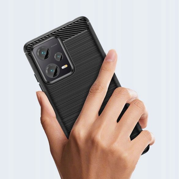 Tech-Protect TPUCarbon tok Xiaomi Redmi Note 12 5G / Xiaomi Poco X5 5G - fekete