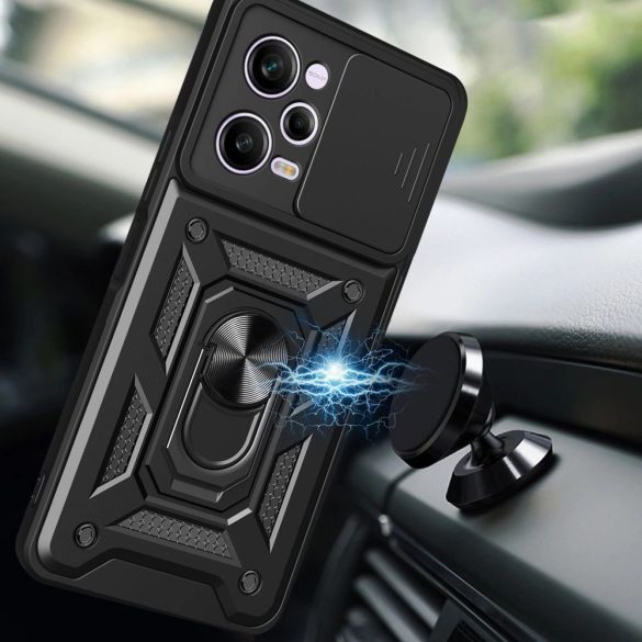 Tech-Protect CamShield Pro tok Xiaomi Redmi Note 12 Pro 5G / Xiaomi Poco X5 Pro 5G - fekete