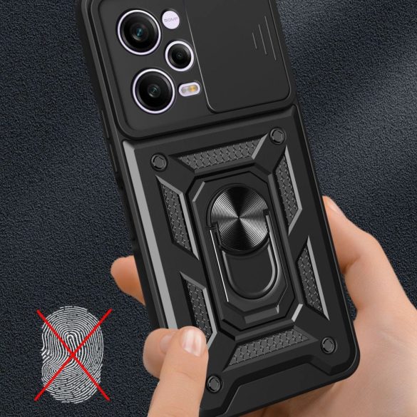 Tech-Protect CamShield Pro tok Xiaomi Redmi Note 12 Pro 5G / Xiaomi Poco X5 Pro 5G - fekete