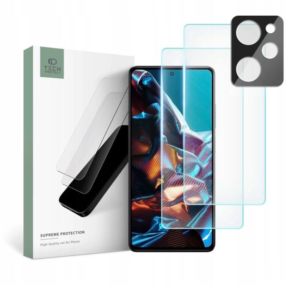 Tech-Protect Supreme Set kamera lencse védő fólia Xiaomi Poco X5 Pro 5G